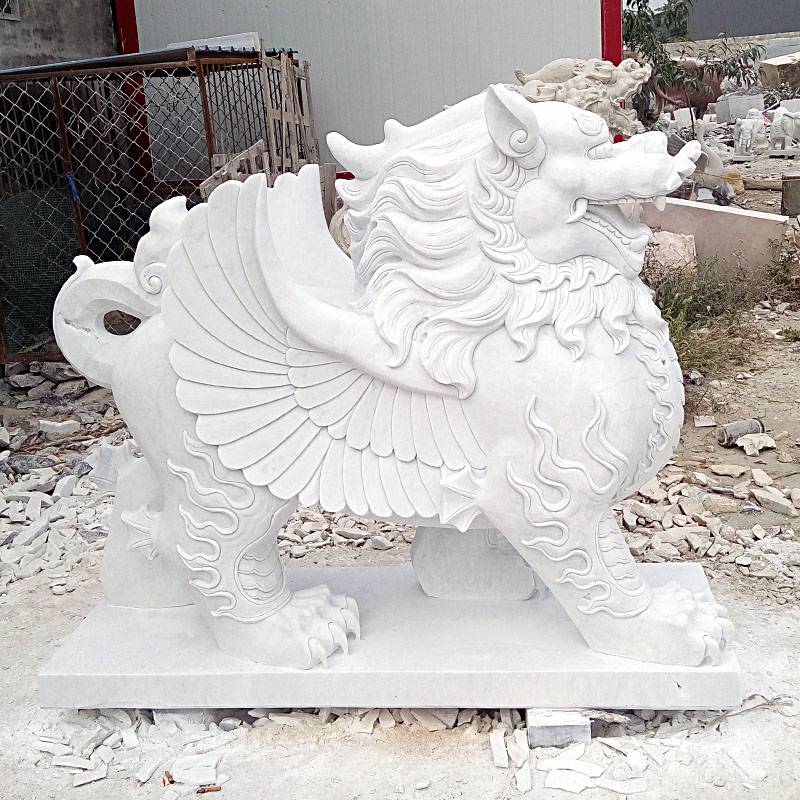 石雕貔貅 晚霞红招财镇宅的艺术与工艺