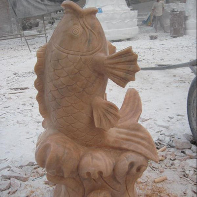 匠心雕琢，灵动雅韵——专业厂家直销定制各类石雕鱼工艺品