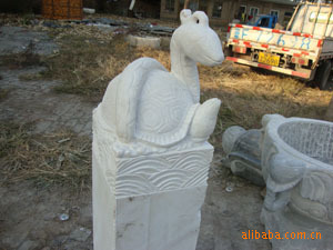 传承千年技艺，【冯氏】汉白玉四神栓马桩 庭院艺术的镇宅之宝